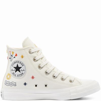 Converse It's Okay To Wander Chuck Taylor All Star - Naisten Matalavartiset Tennarit - Beige/Valkoin